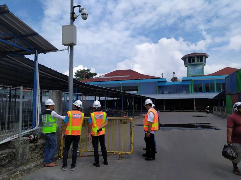CCTV at a port
